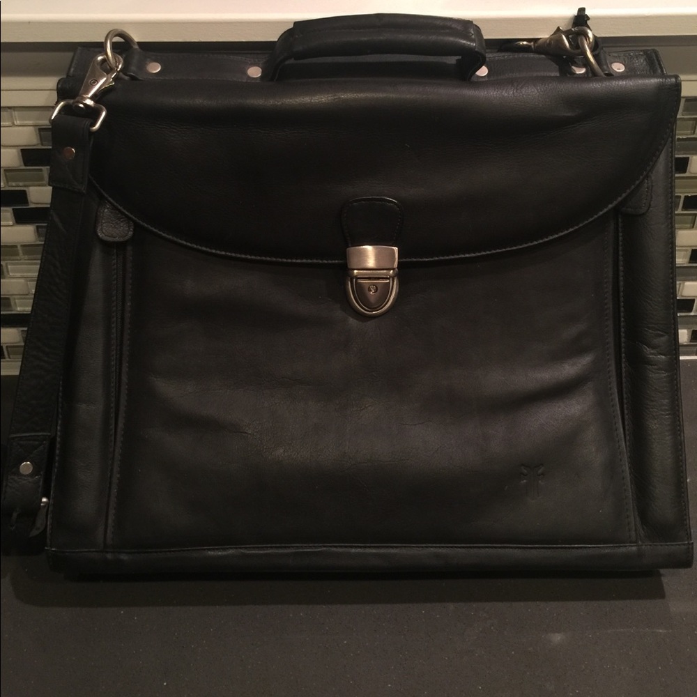 Frye leather attaché / laptop bag